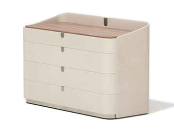 SUITE - Leather chest of drawers by Capital Collection - view 3